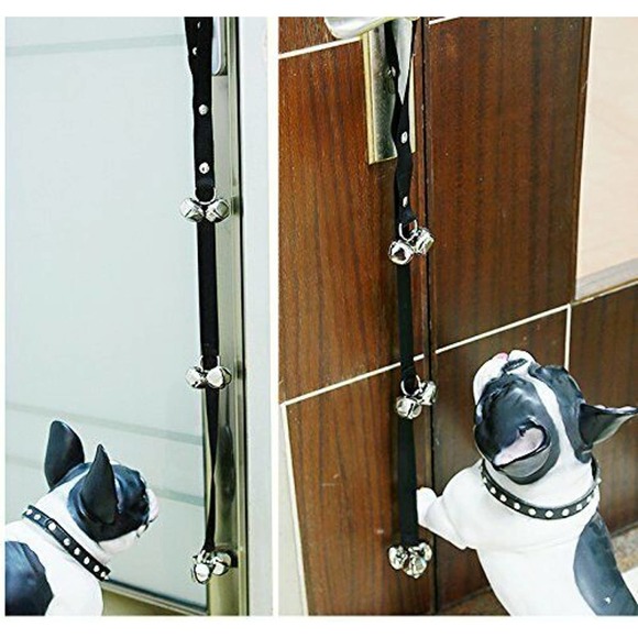 Dog Door Bell Door Bells For Potty Training 6 Large Bells Adjustable Length NEW - Picture 5 of 8